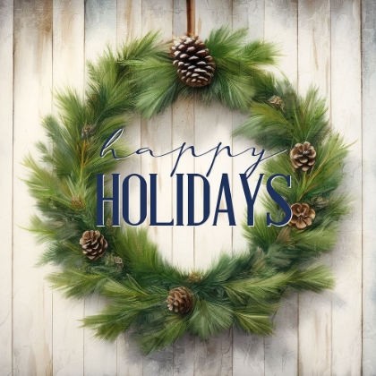 Picture of HAPPY HOLIDAY WREATH