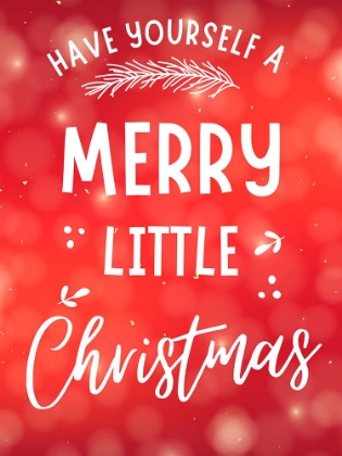 Picture of MERRY LITTLE CHRISTMAS RED