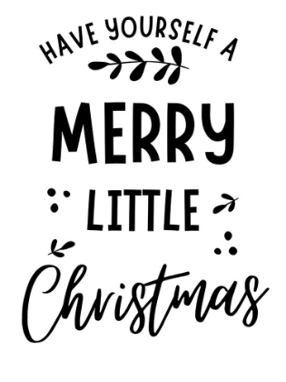Picture of MERRY LITTLE CHRISTMAS WHITE