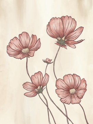 Picture of PINK FLOWERS 1