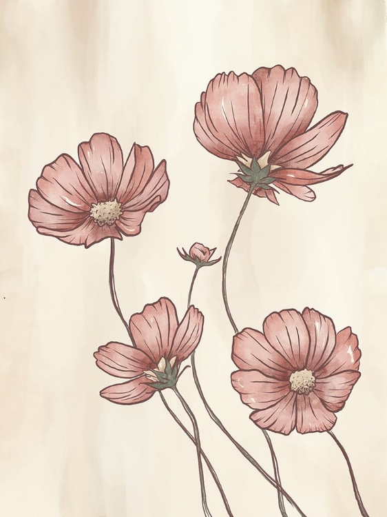 Picture of PINK FLOWERS 1