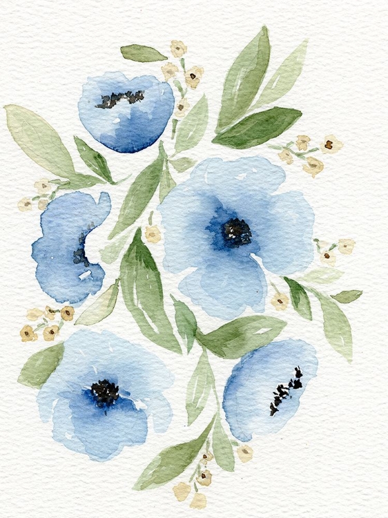 Picture of WATERCOLOR FLOWERS 1