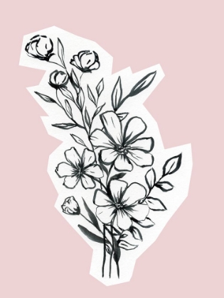 Picture of INK POPPIES SILHOUETTE 2