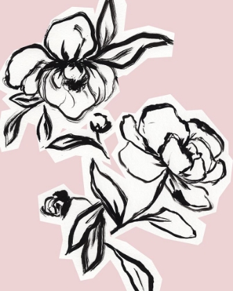 Picture of INK POPPIES SILHOUETTE 4