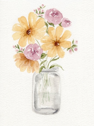 Picture of AUTUMN BOUQUET MASON JAR 1