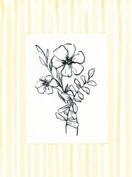 Picture of BLUE FLOWERS ON BLUE
