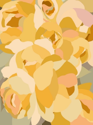 Picture of LARGE PEONY MUTED MUSTARD
