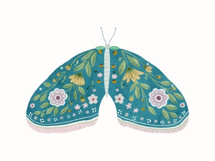 Picture of TEAL FLORAL MOTH 1