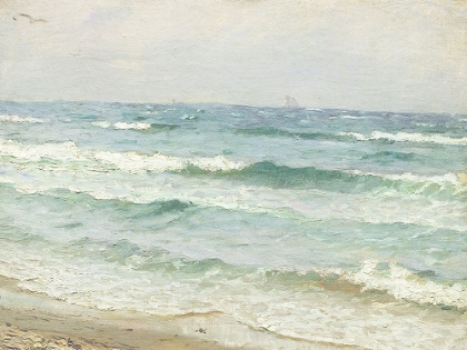 Picture of VINTAGE WAVES ON THE SHORE