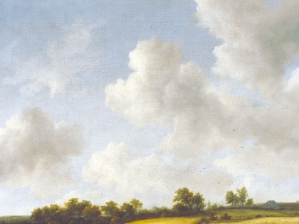 Picture of VINTAGE CLOUDS OVER FIELDS