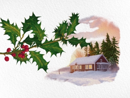 Picture of WINTER CABIN