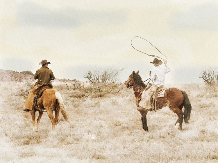 Picture of WRANGLING COWBOYS