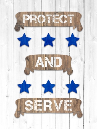 Picture of PROTECT AND SERVE BANNER