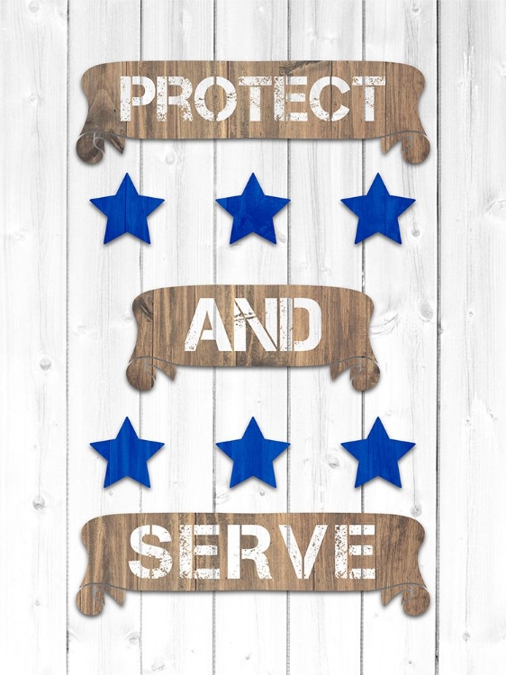 Picture of PROTECT AND SERVE BANNER