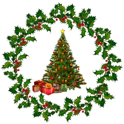 Picture of TREE AND WREATH