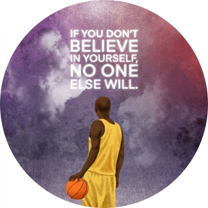 Picture of BELIEVE IN YOURSELF CLOCK