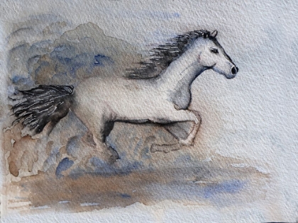 Picture of RUNNING HORSE 1