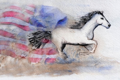 Picture of RUNNING HORSE AMERICAN 1