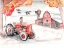 Picture of CASE TRACTOR AND BARN VIVID
