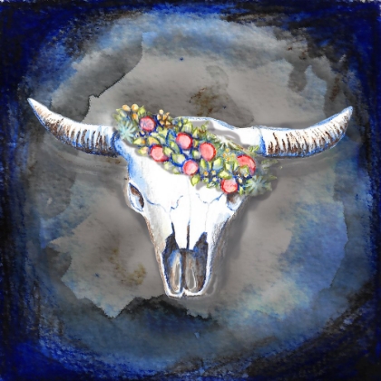 Picture of BISON AND WREATH