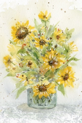 Picture of SUN FLOWERS JAR 4
