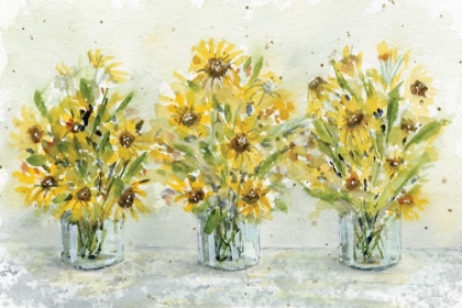 Picture of SUN FLOWERS JAR 8