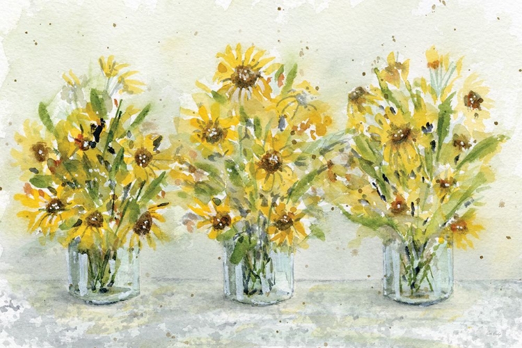 Picture of SUN FLOWERS JAR 8