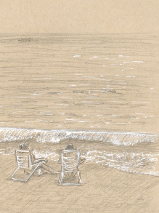 Picture of DRAWING COUPLE BEACH