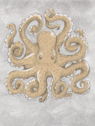 Picture of DRAWING OCTOPUS GREY
