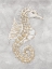 Picture of DRAWING SEAHORSE GREY