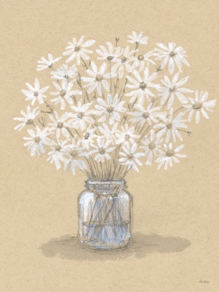 Picture of DAISIES JAR DRAWING 1
