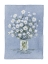 Picture of DAISIES ON BLUE CANVAS