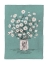 Picture of DAISIES ON TEAL CANVAS