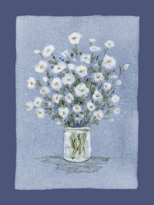 Picture of DAISIES ON FUTURE DUSK CANVAS