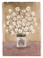 Picture of DAISIES ON MOCHA CANVAS 2