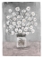 Picture of DAISIES ON GREY CANVAS