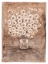 Picture of DAISIES ON MOCHA CANVAS 3
