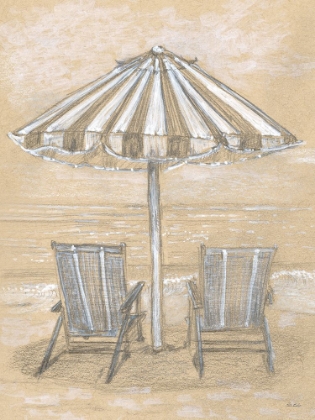Picture of UMBRELLA AND CHAIRS