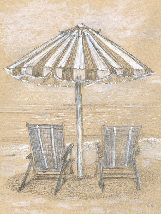 Picture of UMBRELLA AND CHAIRS