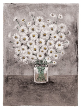 Picture of DAISIES ON CANVAS 1