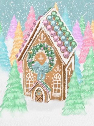 Picture of PASTEL GINGERBREAD HOUSE