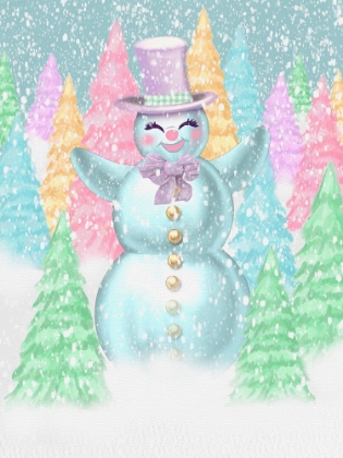 Picture of PASTEL SNOWMAN
