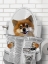 Picture of WHIMSY ANIMALS DOG ON TOILET