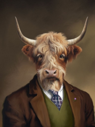 Picture of HIGHLAND COW SCOTTISH GENTLEMAN