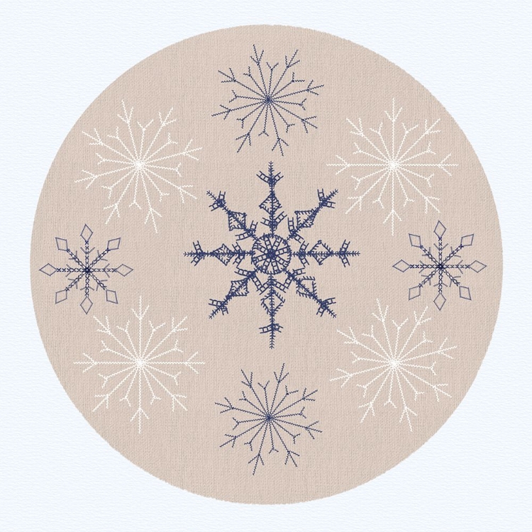 Picture of CHRISTMAS EMBROIDERY SNOWFLAKES