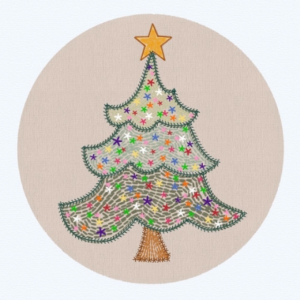 Picture of CHRISTMAS EMBROIDERY TREE 1