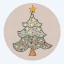 Picture of CHRISTMAS EMBROIDERY TREE 1