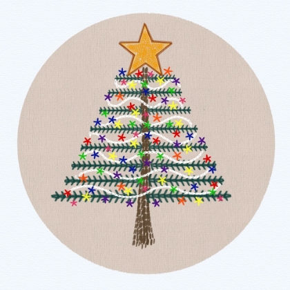 Picture of CHRISTMAS EMBROIDERY TREE 2