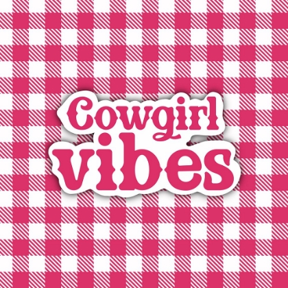 Picture of PINK PLAID COWGIRL VIBES