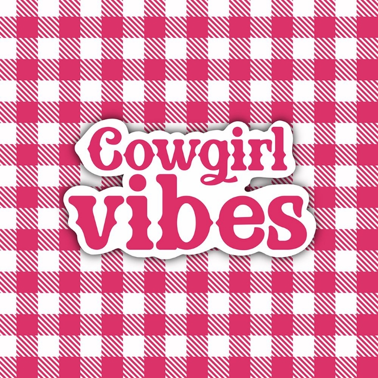 Picture of PINK PLAID COWGIRL VIBES